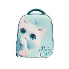 Ранец эргономичная спинка 2 отд 37*29*17см ERGO First Пушистик, фото №1