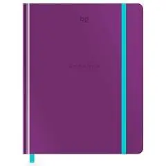 Дневник шк. "Monocolor. Lilac" кожзам,на резинке, фото №1