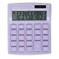 Калькулятор deVENTE 10 разр DD-3310P, 105x127x21мм, сиренев, фото №1