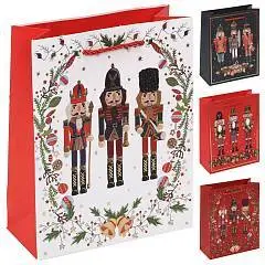 Сумка подарочная "Щелкунчик" тиснение 18*23*8см, фото №1