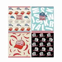 Тетрадь 48л КЛЕТКА "Let s play", выб. лак, фото №1