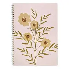 Тетрадь А4 96л КЛЕТКА  "April" букет, спираль, фото №1