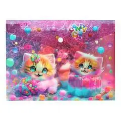 Папка на кнопке "deVENTE. Candy Cat" A4, фото №1