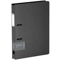 Папка на 2 кольцах Berlingo "Steel&Style" 35мм, черная, фото №1