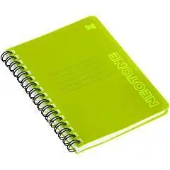 Записная книжка А6 60л кл "Neotone", желтый, фото №1
