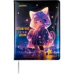 Дневник шк. "Chiisana Hoshi" фольга, кожзам, тв.обл, фото №1