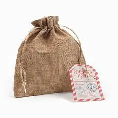 Мешок подарочный С Новым годом! 13*18 см, фото №1