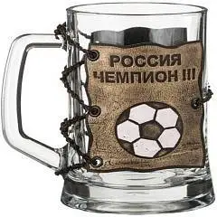 Пивная кружка "Россия вперед"  600 мл, фото №1