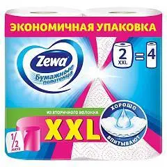 Полотенца бумажные Zewa XXL Декор 1/2 листа, 2 рул, фото №1