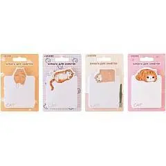 Клейкая бумага для заметок "deVENTE. Lazy cat" 70x94 мм, 30л, фото №1