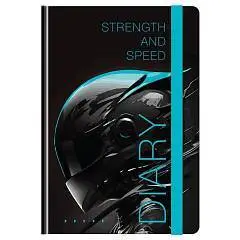 Ежедневник недат А5 "Скорость" на резинке, фото №1