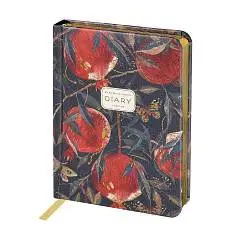 Ежедневник недат А6+ "FLORA.Гранат" тв.обл, фото №1