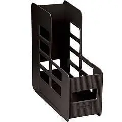 Подставка вертикальная ErichKrause Техно, Классика, черная 100мм, фото №1