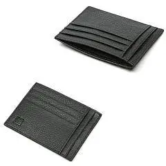 Визитница муж. нат.кожа FABRETTI, черный, фото №1