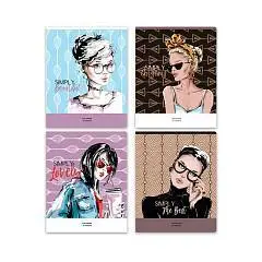 Тетрадь 96л КЛЕТКА "Simply the best", глянцевая ламинация, фото №1