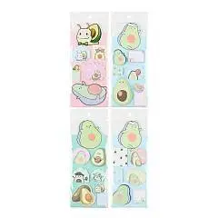 Закладки клейкие "Avocado" 5-6цв*15л, ассорти, фото №1