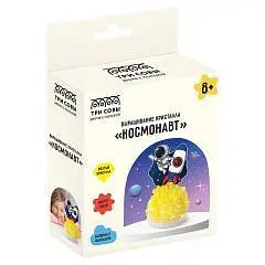 Набор д/выращ кристаллов ТРИ СОВЫ "Космонавт", желтый, фото №1