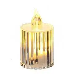 Изделие декоративное с подсв. "Свеча" (3xLR54)L3,5 W3,5 H6,5 см, фото №1