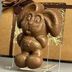 Шоколадная фигурка Зайка 80г, фото №1