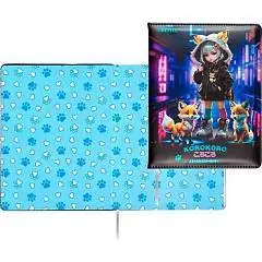 Дневник шк. "Korokoro" кожзам, фольга, тв.обл, фото №1