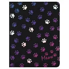 Дневник шк. "Лапки" кожзам, фольга soft touch, фото №1