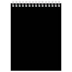 Блокнот А5 60л кл "Для конференций" черный, спираль, фото №1