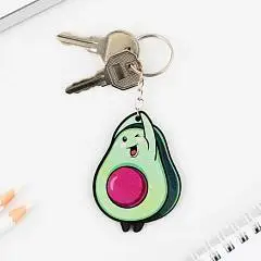 Брелок деревянный "Авокадо" 5 х 6 см, фото №1
