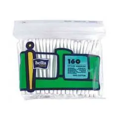 Ватные палочки "Bella" 160шт п/э, фото №1