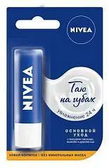Бальзам д/губ Nivea Основной уход 4,8г, фото №1