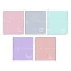 Тетрадь 48л КЛЕТКА "НЕЖНЫЕ ЦВЕТА" ТВИН лак, фото №1