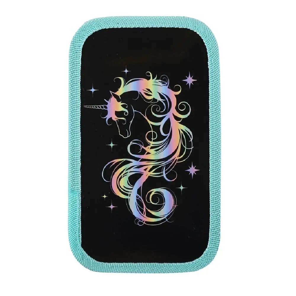 Пенал ламинированный 2 отд 19*11*4см Magic unicorn, фото №1