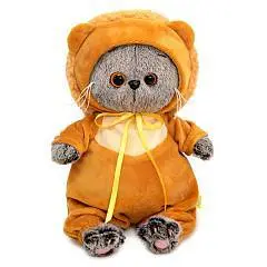 Игрушка мягкая Басик BABY в костюмчике "Львенок", фото №1