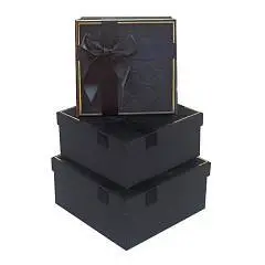 Коробка подарочная "Ромб" 19,5*19,5*9,5 см 3-3, фото №1