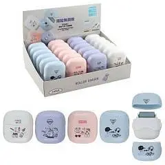 Ластик с держателем "Soundy" 50x45x20 мм, ассорти, фото №1