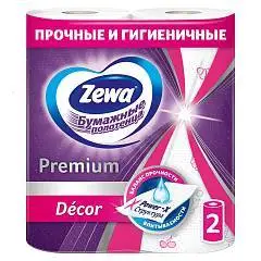 Полотенца бумажные Zемма/Zewa Premium Декор, 2 рул, фото №1