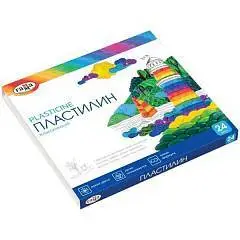 Пластилин 24цв 480гр Гамма Классический стек, фото №1