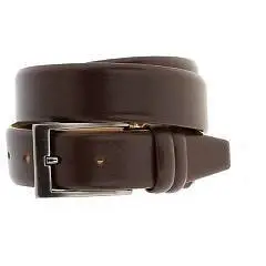 Ремень Классика кожа коричневый, фото №1