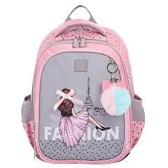 Ранец эргоном.спинка 2 отд. 27*38*16 COMFORT Light "Paris", фото №1