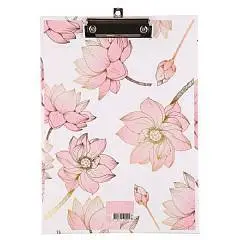 Планшет с зажимом "Цветок лотоса" А4, фото №1