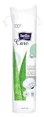 Ватные диски Bella cotton care с экстрактом алоэ 100 шт, фото №1