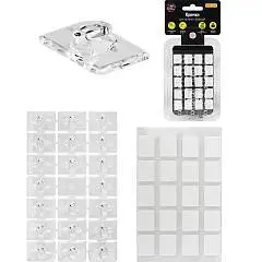 Набор самоклеющихся крючков (для гирлянд), 20шт., фото №1