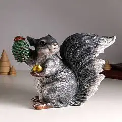 Фигурка полистоун Белка с шишкой 26.5х27.5х14 см, фото №1