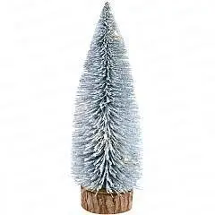 Декоративная ёлка   с подсветкой"Снежная краса" 10*27 см., фото №1