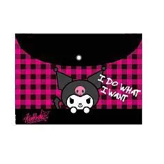 Папка с кнопкой "Kuromi" А4, фото №1