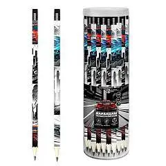 Карандаш чернографитный Гонки HB трёхгран дерево, фото №1