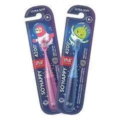 Зубная щетка дет Splat Junior ULTRA 4200 с ионами серебра 4+, фото №1