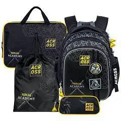 Ранец ACROSS 25-410-5, комплект: папка, мешок, пенал, брелок, фото №1