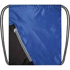 Сумка для обуви "Attomex" 35x40см, 1отд, с карманом, синяя с черн, фото №1