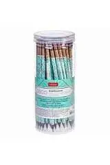 Карандаш чернографитный Hatber "Deco" HB, круглый, с ластиком, фото №1