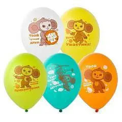 Шарик воздушный " Чебурашка" 36см, шт, фото №1